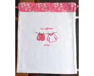 Sac brodé corde à linge