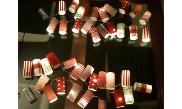 Guirlande lumineuse tissu