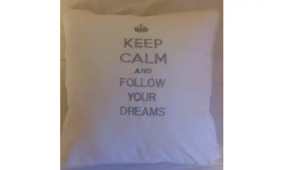 Coussin keep calm