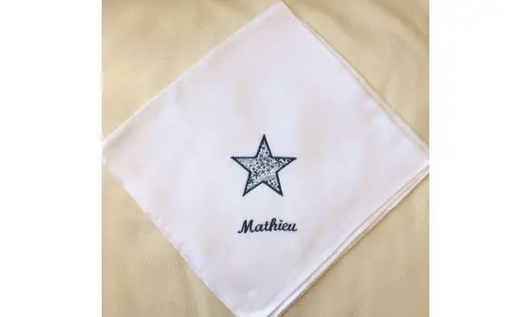 Lange brodé étoile