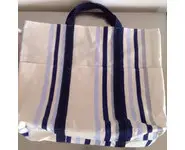 Sac de plage à poches en tissu enduit